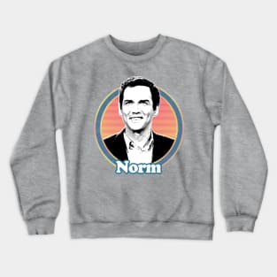 Norm Macdonald /// Retro Fan Art Tribute Design Crewneck Sweatshirt